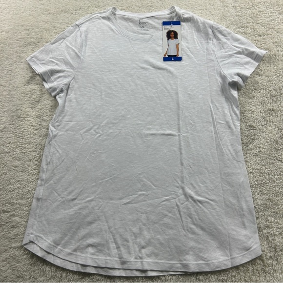 Felina Classic White Short Sleeve Tee - Picture 2 of 7